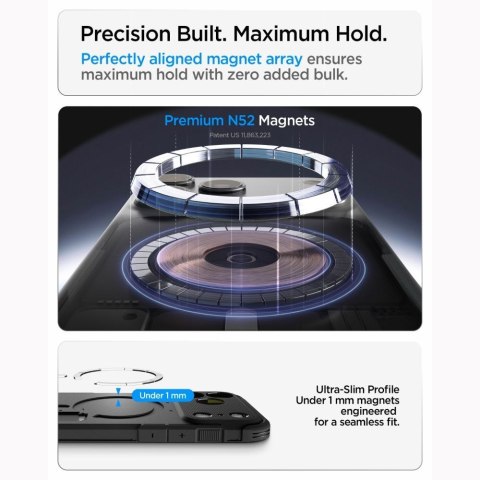 SPIGEN futerał TOUGH ARMOR T kompatybliny z MagSafe do IPHONE 18 Pro Max / 17 Pro Max black