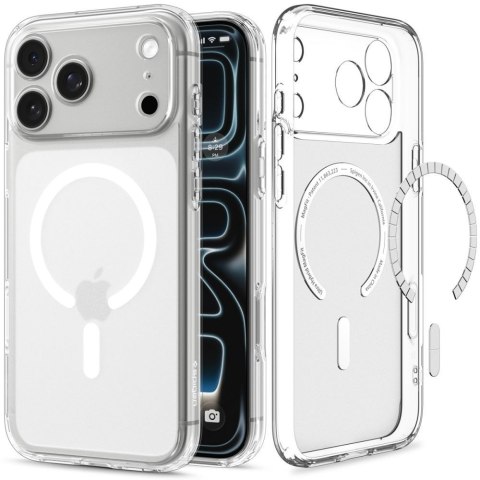 SPIGEN futerał ULTRA HYBRID kompatybliny z MagSafe do IPHONE 18 Pro / 17 Pro frost white