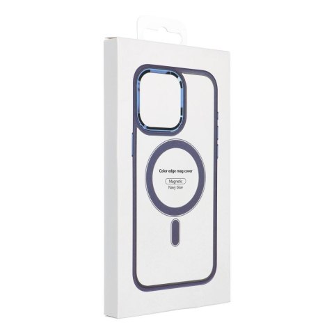 Etui na iPhone 18 Pro / 17 Pro Color Edge Mag Cover zgodne z MagSafe jasnoniebieskie