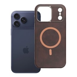 Etui na iPhone 18 Pro Max / 17 Pro Max Gentleman Mag Cover zgodne z MagSafe brązowe