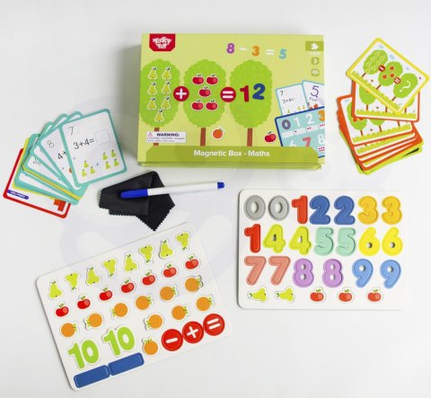 TOOKY TOY Drewniana Gra Magnetyczna Układanka Montessori dla Dzieci