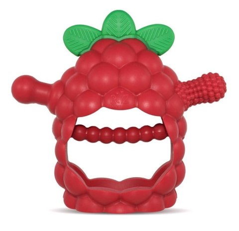 Gryzak silikonowy Razberry Grip czerwony
