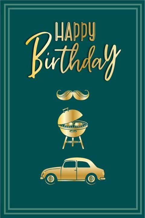 Karnet Urodziny - Stylish B-Day