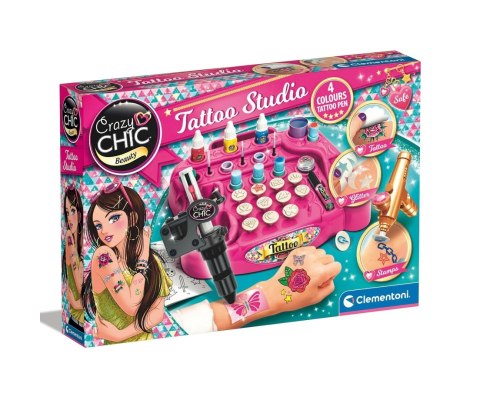 Clementoni 18261 Crazy Chic Studio Tatuażu