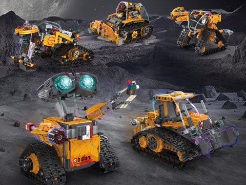 Klocki techniczne 5w1 MASZYNY KOSMICZNE PRO zdalnie sterowane 673ele ZA6369