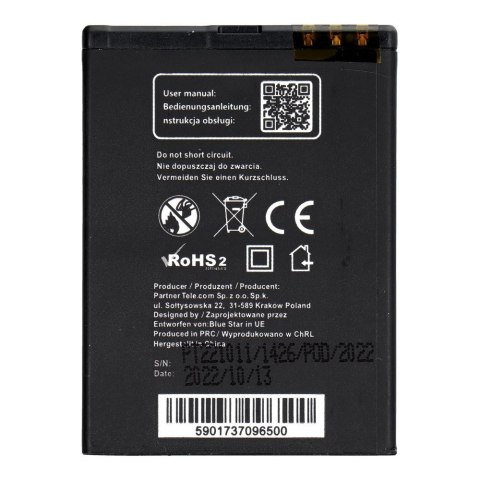 Bateria do Nokia N97 Mini / E5 / E7-00 / N8 950 mAh Blue Star