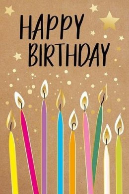 Karnet Urodziny - Craft Happy B-Day