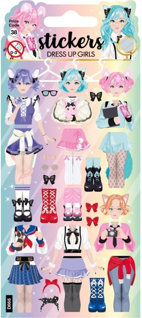 Naklejki - Dress-Up Girls