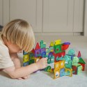 WOOPIE Klocki Magnetyczne Konstrukcyjne 3D Zestaw Edukacyjny Tor Kulkowy 170el.