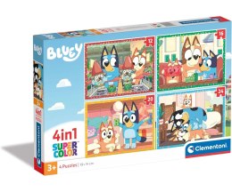 Clementoni 21530 Puzzle 4 w 1 Bluey