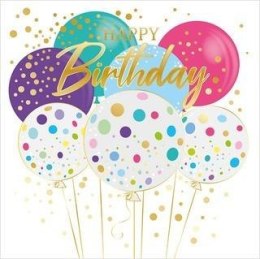 Karnet Urodziny - Pastel B-Day Balloon
