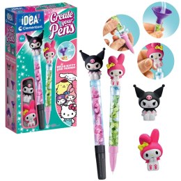 Idea Art Zestaw Mini Fabryka Długopisów Hello Kitty i Przyjaciele My Melody i Kuromi Clementoni 18431