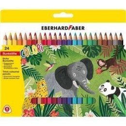 Kredki trójkątne Colori Jumbo 24 kolory