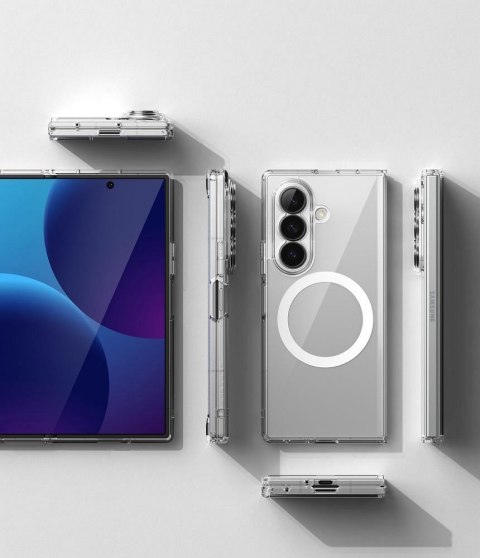 Futerał RINGKE FUSION MAGNETIC kompatybilny z MagSafe do SAMSUNG GALAXY Z FOLD 8 ULTRA transparentny
