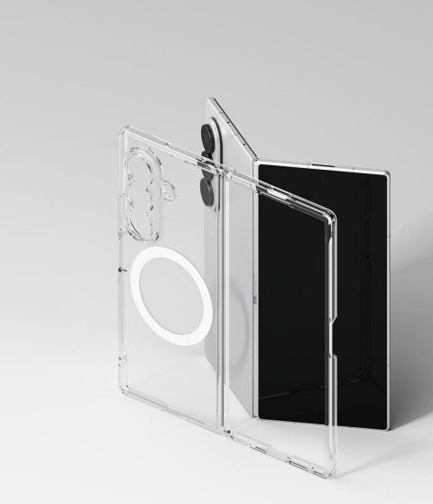 Futerał RINGKE FUSION MAGNETIC kompatybilny z MagSafe do SAMSUNG GALAXY Z FOLD 8 ULTRA transparentny
