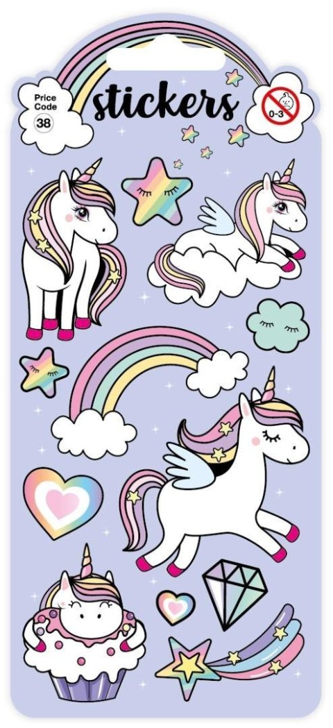 Naklejki pop-up - Unicorn