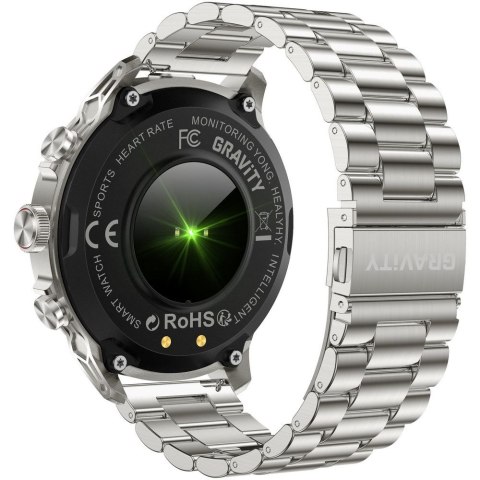 SMARTWATCH MĘSKI GRAVITY GT41-3 - BLUETOOTH CALL, DODATKOWA BRANSOLETA (sg053c)