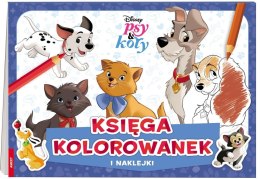 Disney Psy & Koty. Księga kolorowanek