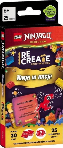 Lego Ninjago. Recreate. Karty wyzwań. Ninja w akcj