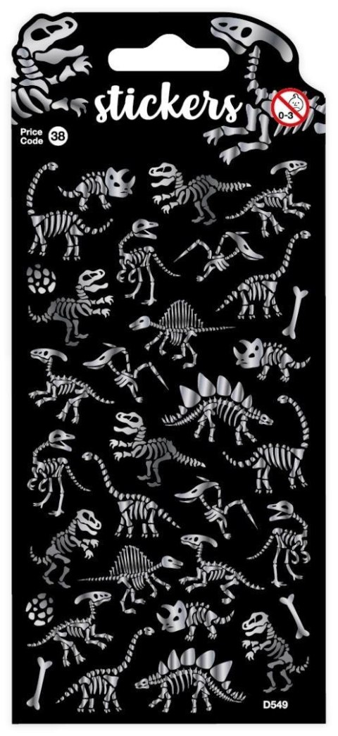 Naklejki - Dino Skeletons
