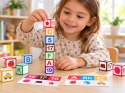 Klocki magnetyczne EDUKACYJNE - nauka liczenia, liter, zegara 35ele ZA6603