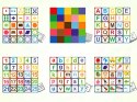 Klocki magnetyczne EDUKACYJNE - nauka liczenia, liter, zegara 35ele ZA6603