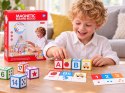 Klocki magnetyczne EDUKACYJNE - nauka liczenia, liter, zegara 35ele ZA6603