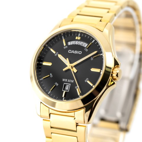 ZEGAREK MĘSKI CASIO MTP-1370G-1A (zd025h) + BOX