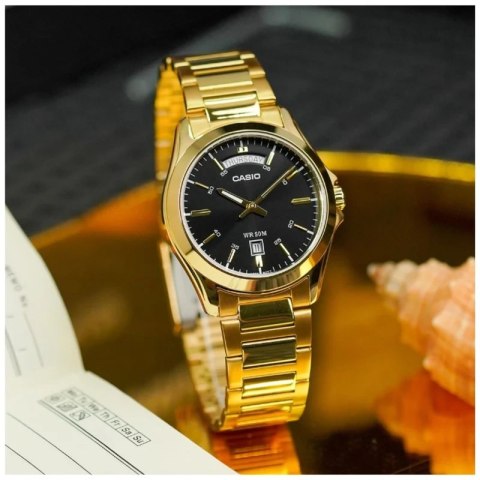 ZEGAREK MĘSKI CASIO MTP-1370G-1A (zd025h) + BOX