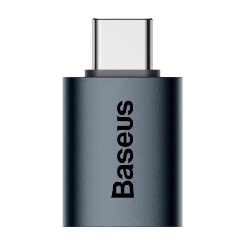 Adapter Baseus Ingenuity Series z USB-C do USB-A 10Gb/s - niebieski