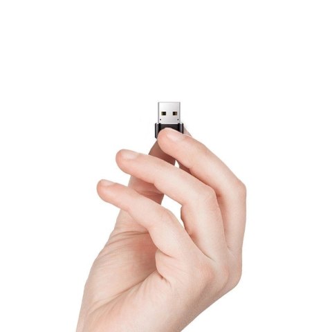 Adapter Baseus Mini przejściówka z USB-C na USB-A - czarny