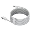 Baseus 2x kabel USB-A - USB Typ C szybkie ładowanie Quick Charge 40 W 5 A 1,5 m - biały (TZCATZJ-02)