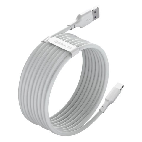 Baseus 2x kabel USB-A - USB Typ C szybkie ładowanie Quick Charge 40 W 5 A 1,5 m - biały (TZCATZJ-02)