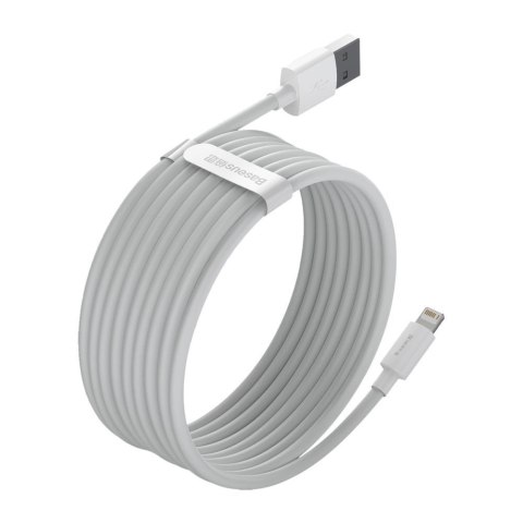 Baseus 2x kabel USB - Lightning szybkie ładowanie 1,5 m biały (TZCALZJ-02)