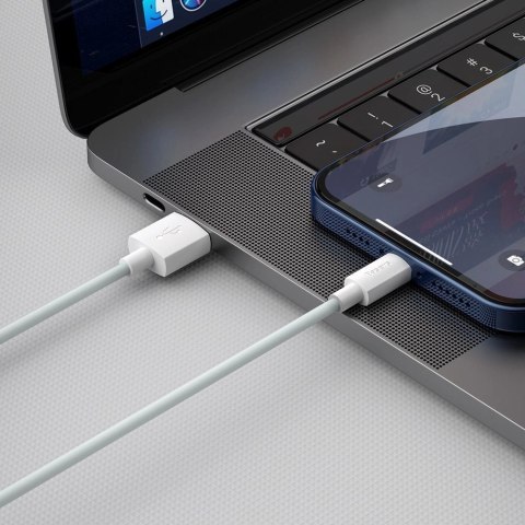 Baseus 2x kabel USB - Lightning szybkie ładowanie 1,5 m biały (TZCALZJ-02)