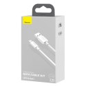Baseus 2x kabel USB - Lightning szybkie ładowanie 1,5 m biały (TZCALZJ-02)