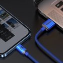 Baseus Crystal Shine Series kabel przewód USB do szybkiego ładowania i transferu danych USB Typ A - Lightning 2,4A 2m niebieski