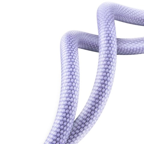 Baseus Crystal Shine Series kabel przewód USB do szybkiego ładowania i transferu danych USB Typ A - USB Typ C 100W 2m fioletowy