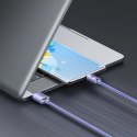 Baseus Crystal Shine Series kabel przewód USB do szybkiego ładowania i transferu danych USB Typ A - USB Typ C 100W 2m fioletowy