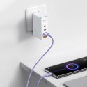 Baseus Crystal Shine Series kabel przewód USB do szybkiego ładowania i transferu danych USB Typ A - USB Typ C 100W 2m fioletowy