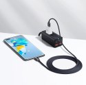 Baseus Crystal Shine Series kabel przewód USB do szybkiego ładowania i transferu danych USB Typ A - USB Typ C 100W 2m fioletowy