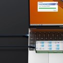 Baseus Flash Series Ⅱ kabel 3w1 do szybkiego ładowania USB-A do USB-C / Micro-USB / Lightning 66W 480Mb/s 1.2m niebieski