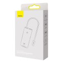 Baseus Lite Series wielofunkcyjny HUB USB Typ C - 2 x USB 3.0 / USB Typ C PD / HDMI 1,4 / SD/TF czarny (WKQX050101)