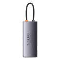 Baseus Metal Gleam Series stacja dokująca HUB 7 w 1 USB Typ C - 1 x HDMI / 1 x VGA / 3 x USB 3.2 Gen. 1 / 1 x Power Delivery / 1