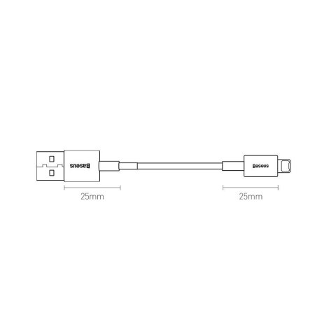 Baseus Superior kabel USB - Lightning 2,4 A 2 m czarny (CALYS-C01)