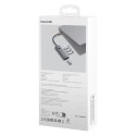 Hub USB-A Baseus UltraJoy Series 4xUSB-A 3.0 1xUSB-C 5V 50cm - szary
