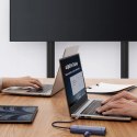 Hub USB Baseus UltraJoy Series 5w1 USB-C HDMI 4K 4x USB-A 3.0 - szary