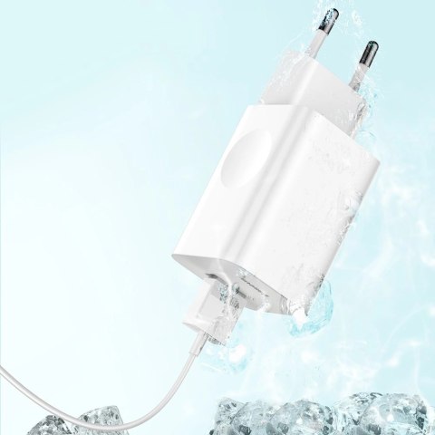Ładowarka Baseus Charging Quick Charger CCALL-BX02 sieciowa USB-A 24W QC 3.0 - biała