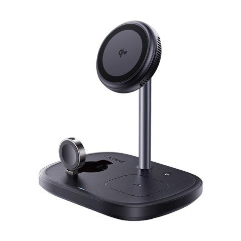 Ładowarka indukcyjna Baseus EnerFill FS41 3w1 z chłodzeniem z wtyczką EU 45W i kablem USB-C do USB-C - czarna