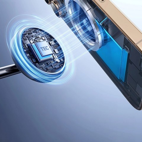 Ładowarka indukcyjna Baseus EnerFill FS41 3w1 z chłodzeniem z wtyczką EU 45W i kablem USB-C do USB-C - czarna